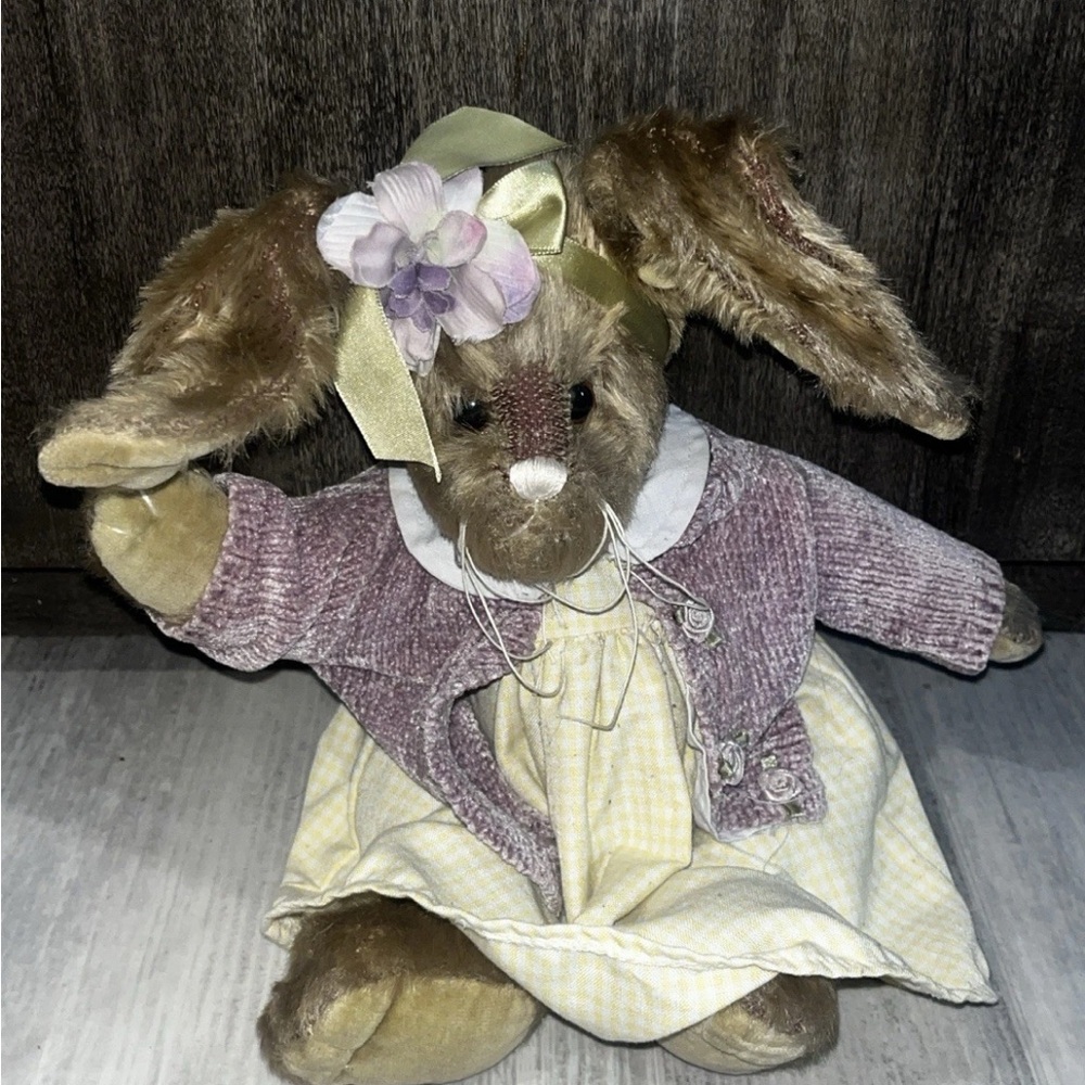 Bearington Collection Plush Bunny Rabbit Fully Jointed You Are My Sunshine WORKS